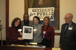 CARE honored at CPS mtg