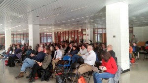 CPS's charter forum attracted a full house at Madison Park High School. (Photo by Karen Kast-McBride)